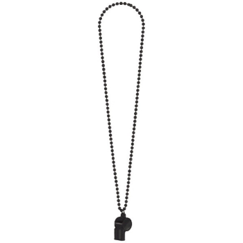Picture of BLACK WHISTLE ON BEAD NECKLACE