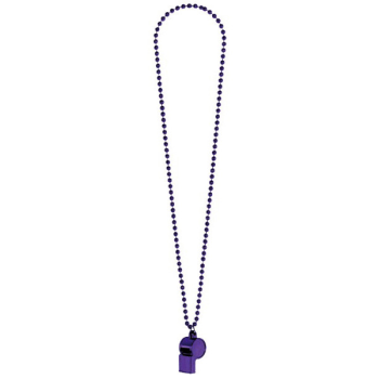 Picture of PURPLE WHISTLE ON BEAD NECKLACE