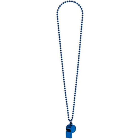 Picture of BLUE WHISTLE ON BEAD NECKLACE