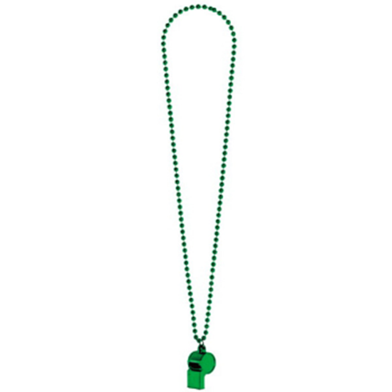 Image sur GREEN WHISTLE ON BEAD NECKLACE