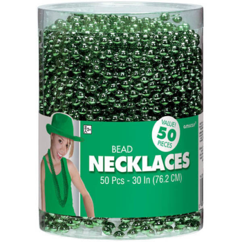 Image de GREEN BEAD NECKLACES  50CT