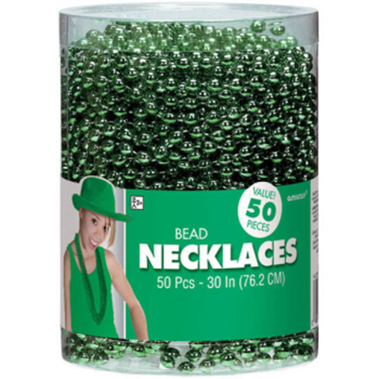 Image sur GREEN BEAD NECKLACES  50CT