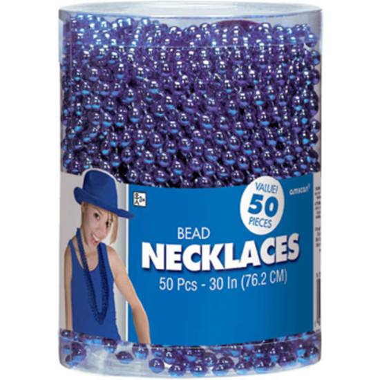 Picture of BLUE BEAD NECKLACES  50CT