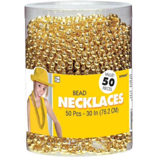 Image sur GOLD BEAD NECKLACES  50CT