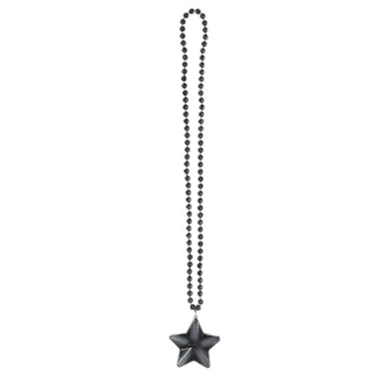 Picture of BLACK LIGHT-UP STAR NECKLACE