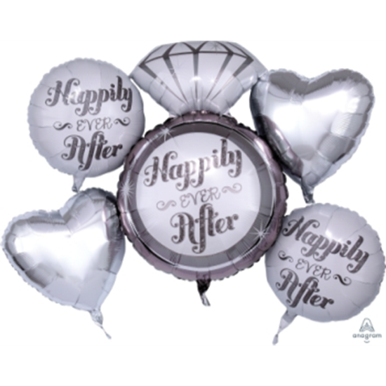 Picture of HAPPILY EVER AFTER FOIL BOUQUET