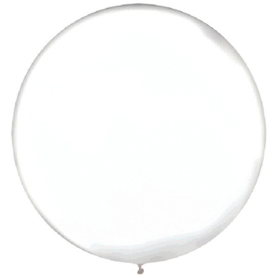 Picture of 24" LATEX BALLOONS WHITE 4CT