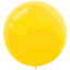 Image de 24" LATEX BALLOONS - YELLOW SUNSHINE 4CT