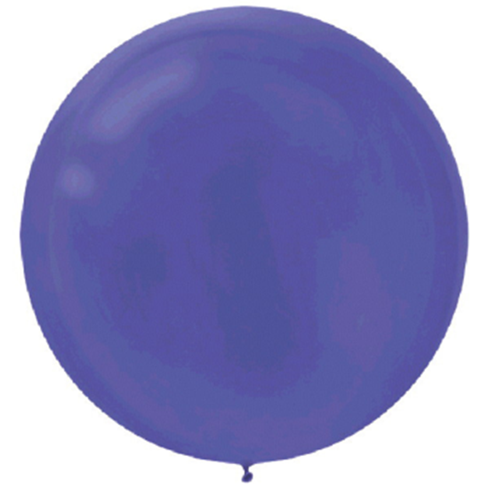Picture of 24" LATEX BALLOONS - PURPLE 4CT