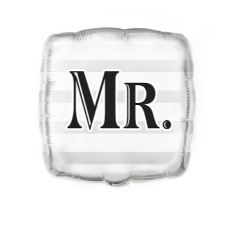Image de 18" FOIL - SILVER "MR."