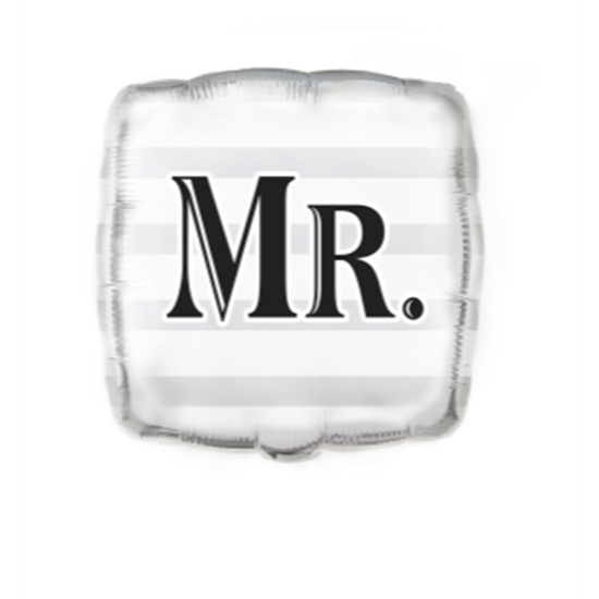 Image sur 18" FOIL - SILVER "MR."