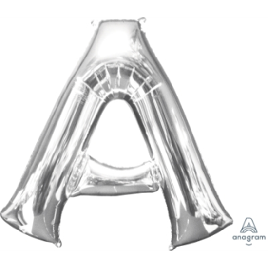 Picture of 34'' LETTER A SUPER SHAPE - SILVER