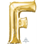 Picture of 34'' LETTER F SUPER SHAPE - GOLD