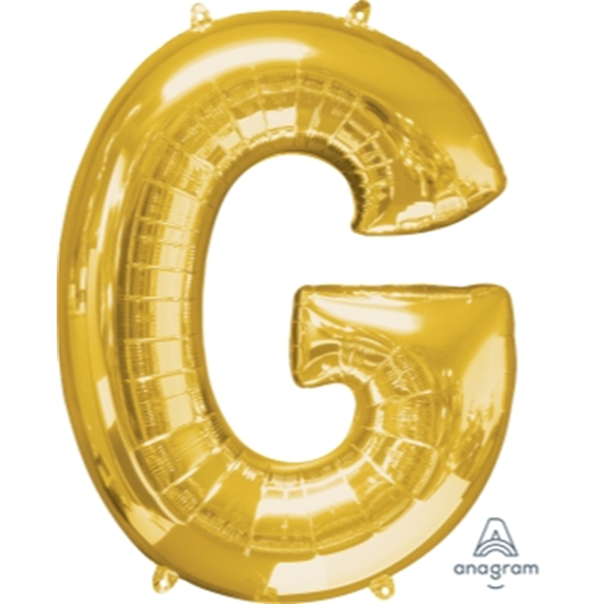 Picture of 34'' LETTER G SUPER SHAPE - GOLD