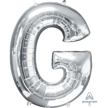 Image de 34'' LETTER G SUPER SHAPE - SILVER