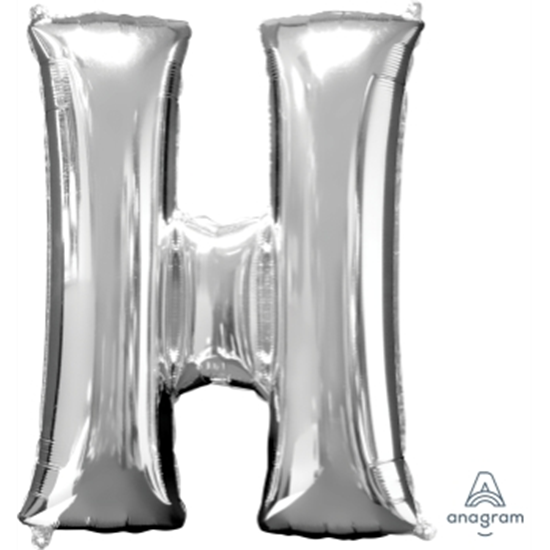 Picture of 34'' LETTER H SUPER SHAPE - SILVER