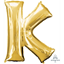 Picture of 34'' LETTER K SUPER SHAPE - GOLD