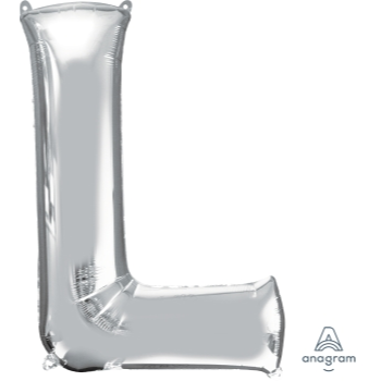 Image de 34'' LETTER L SUPER SHAPE - SILVER