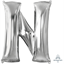 Image de 34'' LETTER N SUPER SHAPE - SILVER