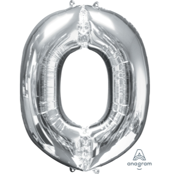 Picture of 34'' LETTER O SUPER SHAPE - SILVER