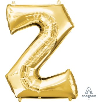 Picture of 34'' LETTER Z SUPER SHAPE - GOLD