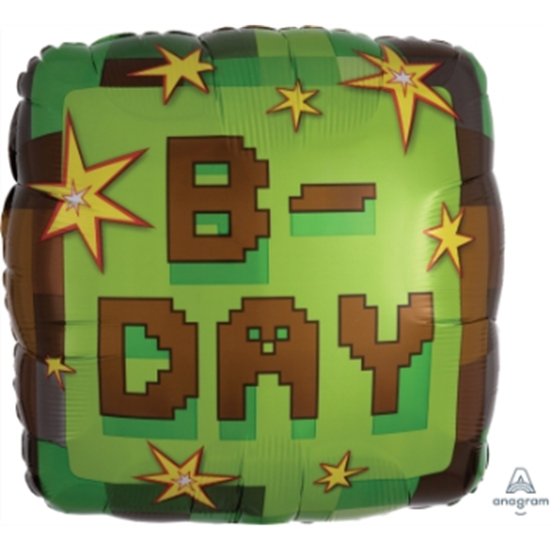 Picture of 18" FOIL - MINECRAFT BDAY