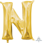 Picture of MINI SHAPE LETTER N  - GOLD (AIR FILLED)