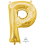 Picture of MINI SHAPE LETTER P  - GOLD (AIR FILLED)