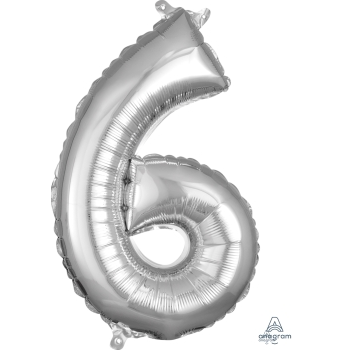 Picture of MINI SHAPE NUMBER 6  - SILVER (AIR FILLED)
