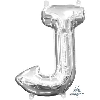 Image de MINI SHAPE LETTER J  - SILVER (AIR FILLED)