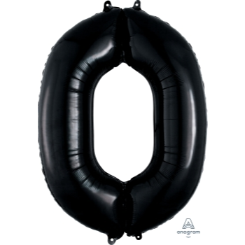 Picture of 34'' NUMBER 0 SUPERSHAPE - BLACK