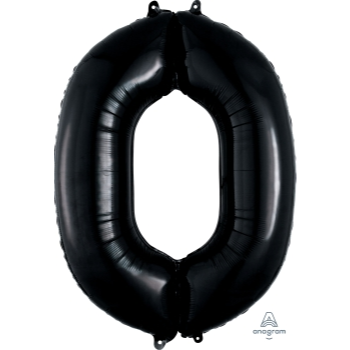 Image de 34'' NUMBER 0 SUPERSHAPE - BLACK