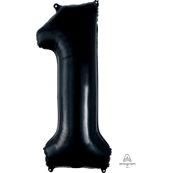 Image de 34'' NUMBER 1 SUPERSHAPE - BLACK