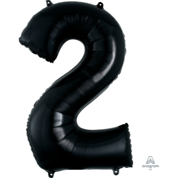 Image de 34'' NUMBER 2 SUPERSHAPE - BLACK