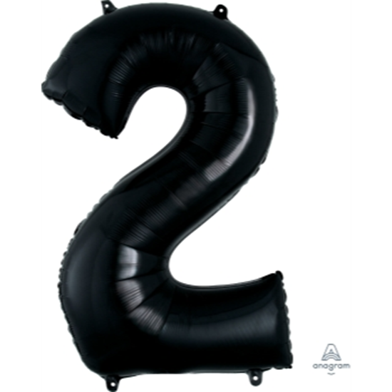 Image sur 34'' NUMBER 2 SUPERSHAPE - BLACK