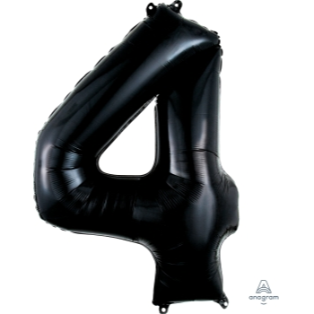 Image de 34'' NUMBER 4 SUPERSHAPE - BLACK