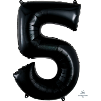 Image de 34'' NUMBER 5 SUPERSHAPE - BLACK