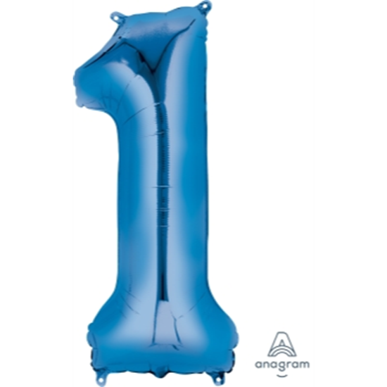 Image sur 34'' NUMBER 1 SUPERSHAPE - BLUE