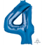 Picture of 34'' NUMBER 4 SUPERSHAPE - BLUE