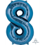 Picture of 34'' NUMBER 8 SUPERSHAPE - BLUE