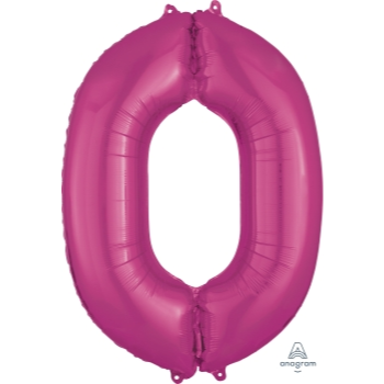 Image de 34'' NUMBER 0 SUPERSHAPE - PINK