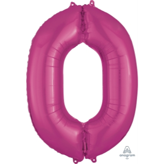 Picture of 34'' NUMBER 0 SUPERSHAPE - PINK