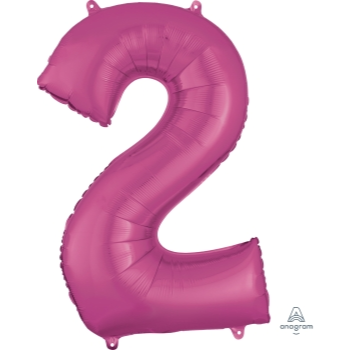 Image de 34'' NUMBER 2 SUPERSHAPE - PINK