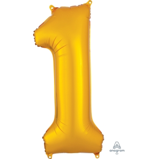 Image sur 34'' NUMBER 1 SUPERSHAPE - GOLD