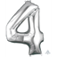 Picture of 34'' NUMBER 4 SUPERSHAPE - SILVER