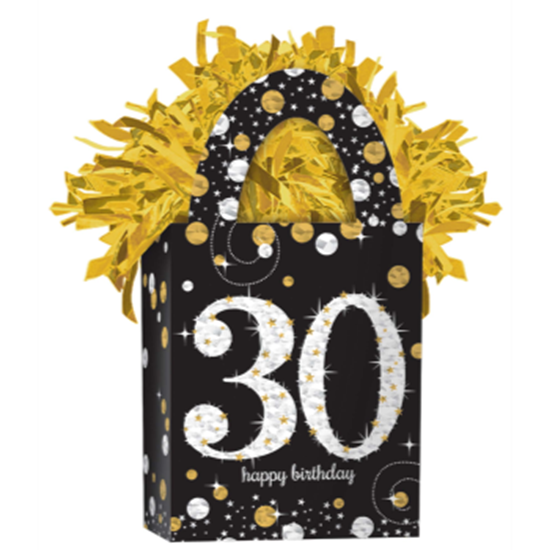 Picture of 30th - SPARKLING CELEBRATION BALLOON WEIGHT