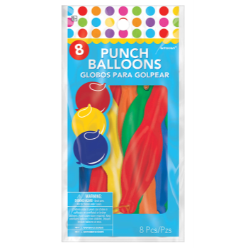 Image de PUNCH BALLOONS 8/PKG