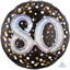 Image de 80th - SPARKLING BIRTHDAY 3D FOIL BALLOON - 36"