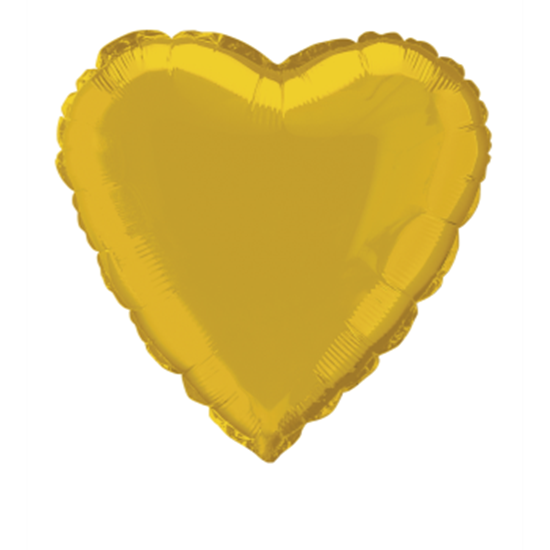 Image sur 18" FOIL - GOLD HEART