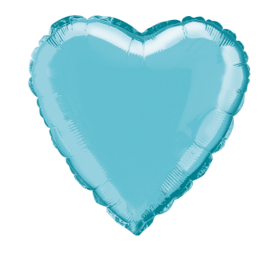 Image sur 18" FOIL - BABY BLUE HEART